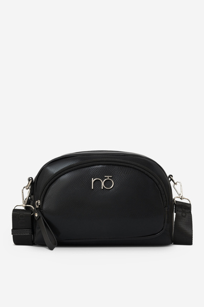 Lederhandtasche mit Tiermuster NOBO NBAG-R3150-C020 Schwarz