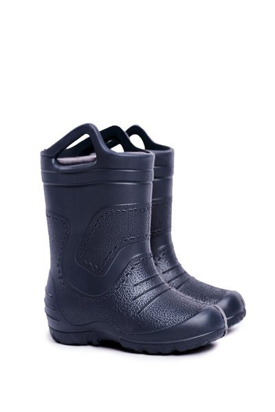Vaikiški Guminiai Galoshes Batai Navy Nuimtas Insert Stomilki