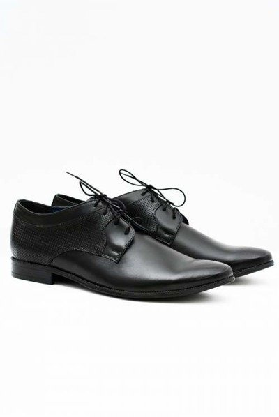 Demi-chaussures de visite en cuir Ercole classiques pour hommes