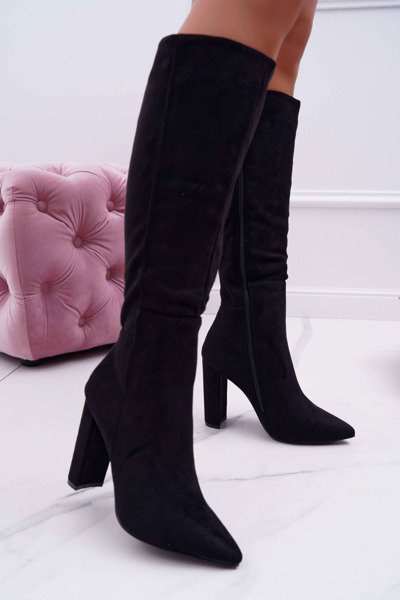 Bottes hautes pour femmes Black Warden