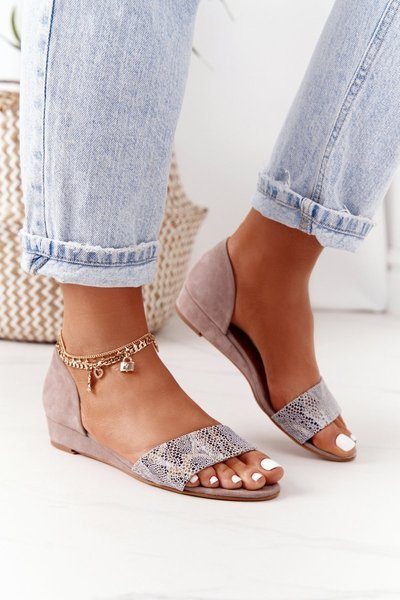 Sandales en Cuir Maciejka 1971-56 Beige