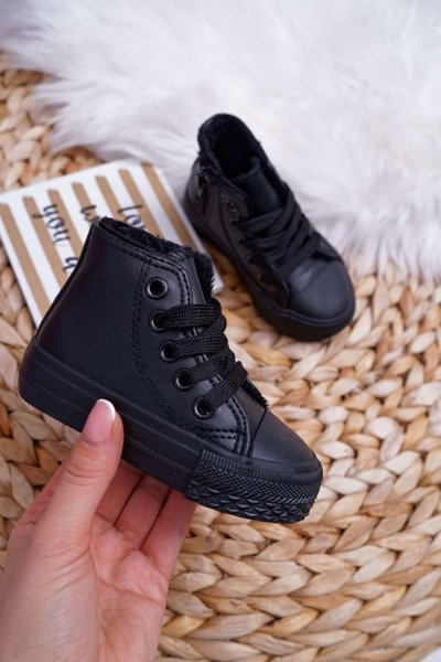 Baskets Hautes Chauffantes Enfant Noir Philemon
