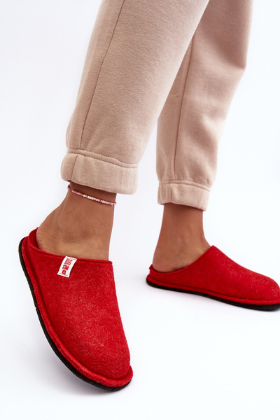 Pantoufles classiques pour femmes Big Star KK276012 rouge
