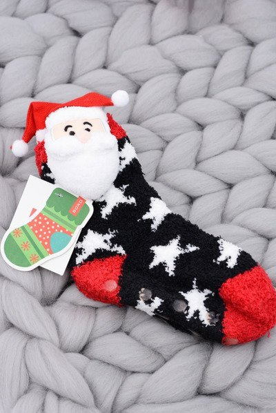 Soxo Kinder Weihnachtssocken Weihnachtsmann