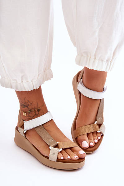 Maciejka Ledersandalen L5186-04 Beige