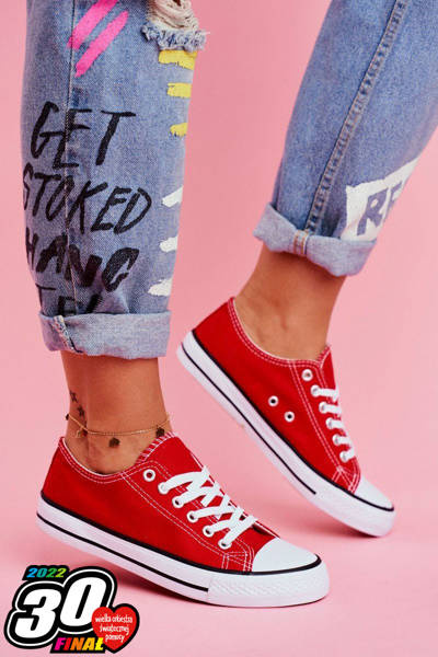 Support GOCC Frauen Rote Turnschuhe