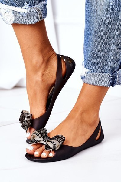 Ballerines en caoutchouc Lu Boo Noir