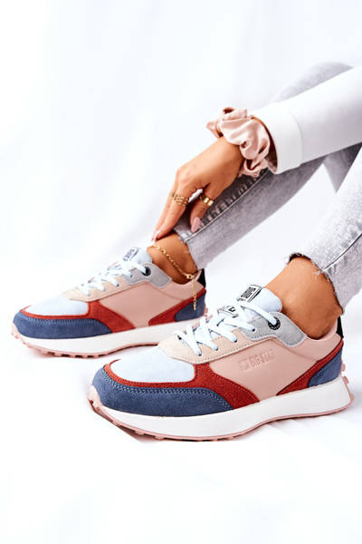Chaussures de Sport en Mousse à Mémoire Big Star II274401 Beige/Bleu