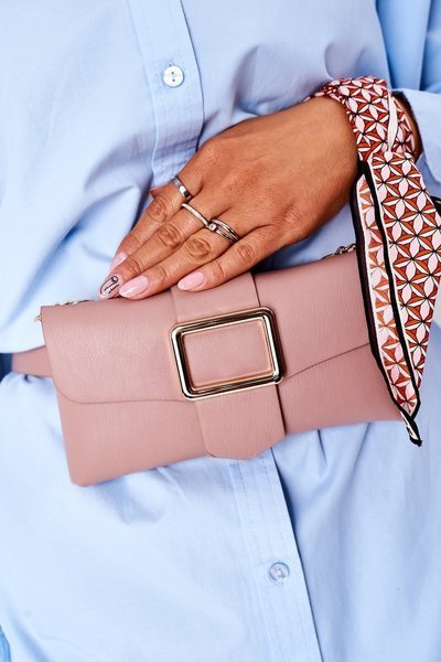 Maža piniginė Inkstų krepšys 2in1 Bruno Rossi Pink