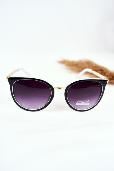 Lunettes de soleil Femme Prius PR-V70 Noir Blanc Dégradé