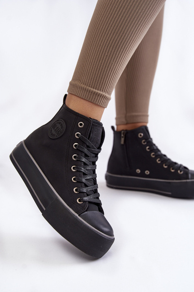 Adidaje izolate pentru femei Big Star KK274173 Negru