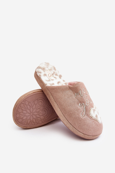 Pantoufles roses brillantes pour femmes Geraja