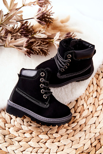Bottes Trappers Enfant Noir Milos