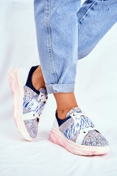 Chaussures de sport pour femmes, baskets en cuir Maciejka 04448-27
