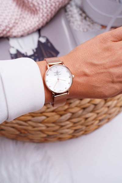 Montre Femme Michael John Or Rose Jolien