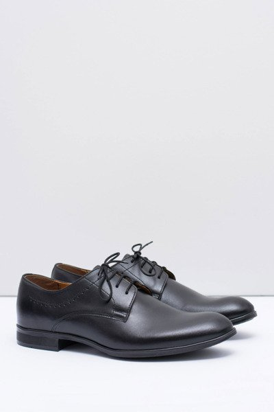 Demi-chaussures Damoste noires pour hommes élégants