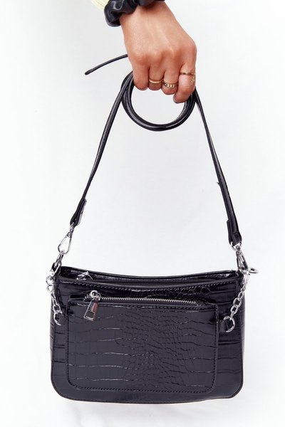 Petit Sac Bandoulière Avec Un Sachet Paris Noir