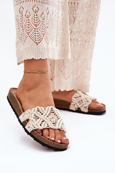 Damen Sandalen Auf Korkplattform Beige Timaxrre