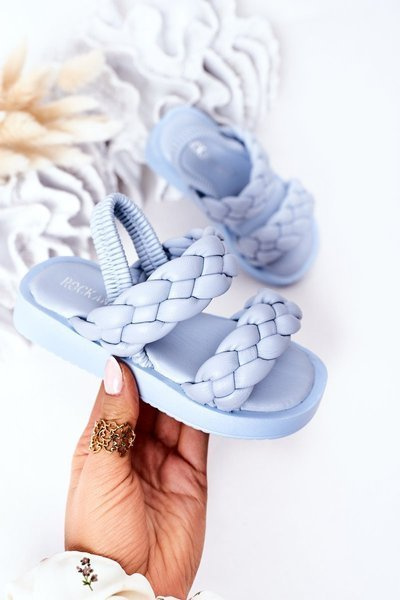 Sandales Enfant Avec Cordon Bleu Cutie-Pie