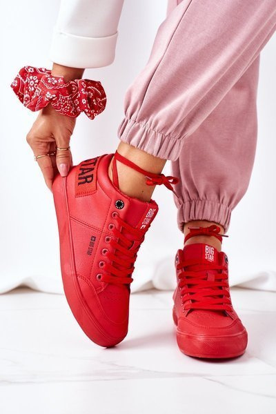 Pantofi sporturi izolați pentru femei Big Star EE274354 RED