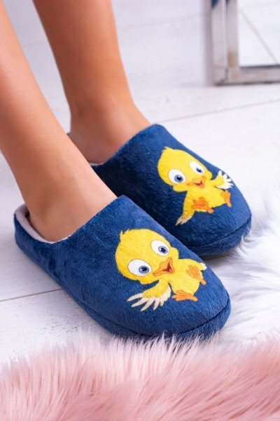 Dreex Damen Hausgemachte Warme Flip Flops mit Birdie