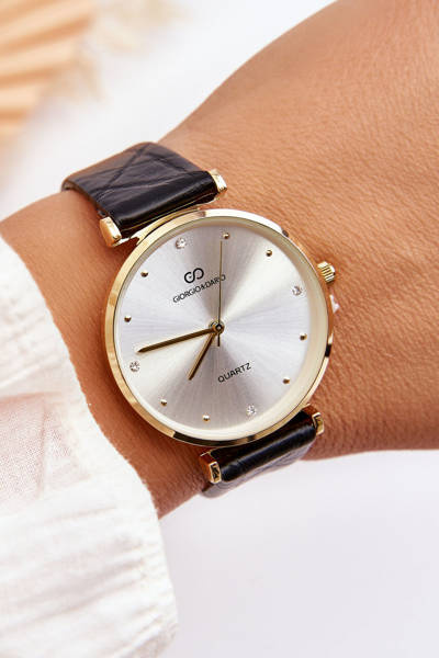 Női bőr óra Giorgio&Dario fekete