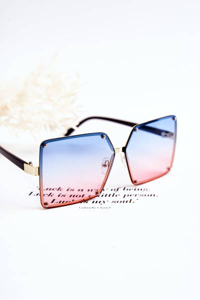 Ochelari de soare pentru femei ombre v180004 albastru-roz