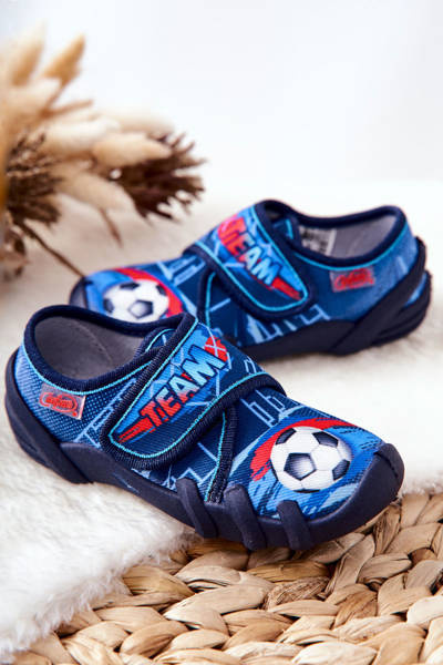 Befado Chaussures Velcro 273X321 Bleu