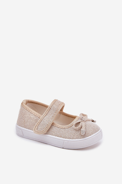 Kinder Ballerinas Mit Schleife Goldene Amirinas