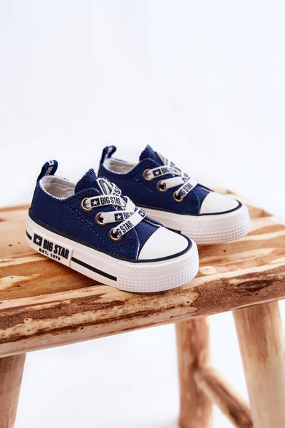 Adidaje din pânză pentru copii Big Star KK374050 Navy Blue