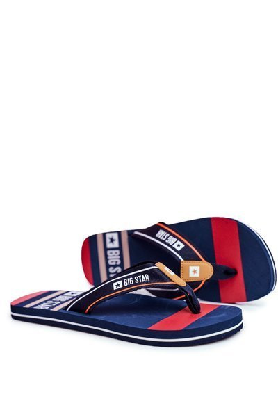 Big Star Herren Flip Flops Marineblau FF274A459