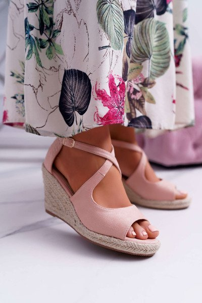 Sandales Espadrilles Femme Rose Margus