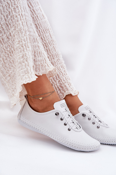 Chaussures en Cuir Femme Artiker 54C0838 Blanches