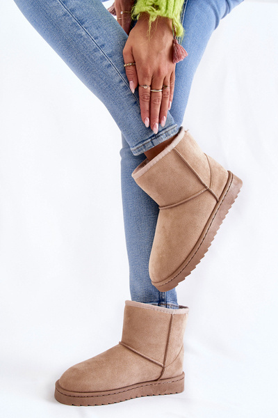 Bottes de neige chaudes femme Beige clair Virgina