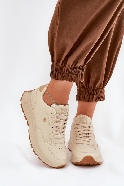 Baskets Sportives Légères Pour Femmes Big Star RR274630 HI-POLY SYSTEM Beige