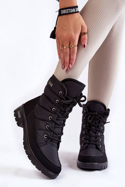 Bottes de neige isolées pour femmes Progress PROGJ-21-14 Noir