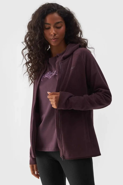 Sweat à capuche Polar Regular Femme 4F Violet 4FWMM00TFLEF291-50S