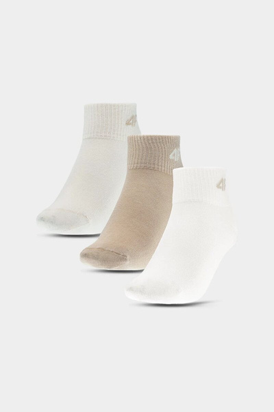 4F Casual Chaussettes pour Filles 3-PACK 4FJWAW23USOCF228-91S Multicolore