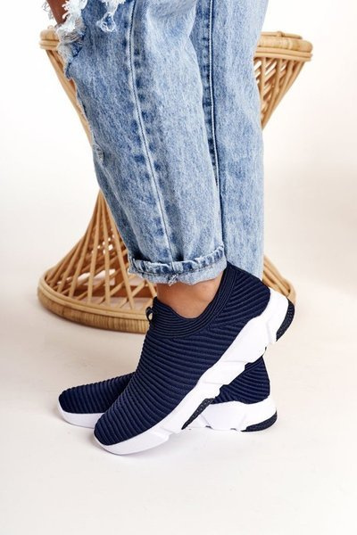 Adidaje pentru femei Slip-On Star Big DD274464 Navy