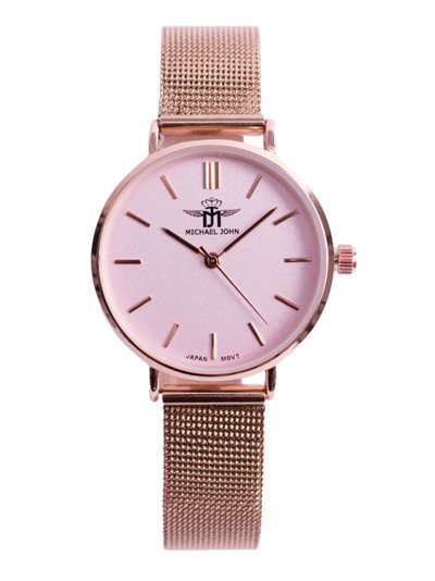 Montre Femme Michael John Florence Cadran Rose 32mm