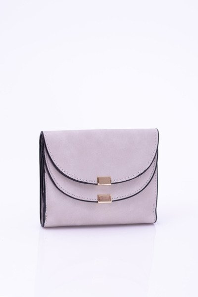 Petit porte-monnaie gris pour femme