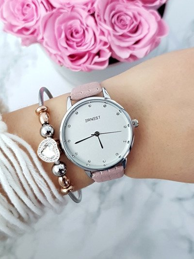 Women's Watch Ernest Ethienne Powder Pink