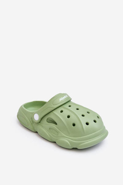 Chaussons Mousse Enfant Crocs Vert Nuageux