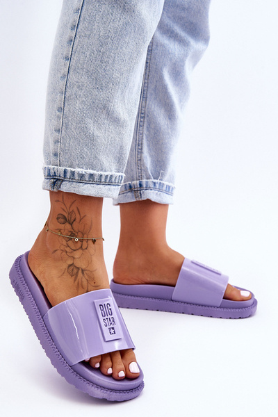 Damenhausschuhe Big Star JJ274A304 violett