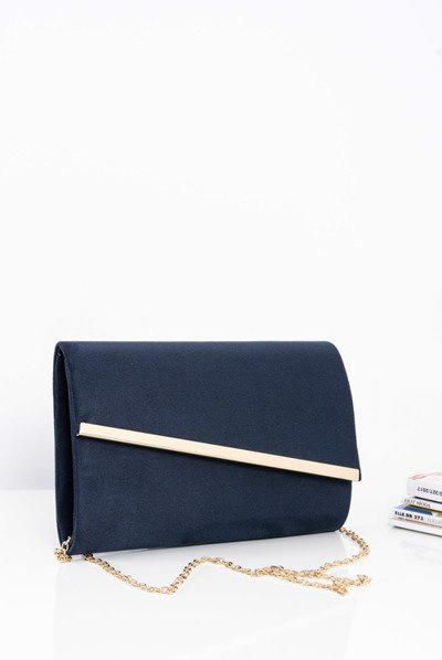 Pochette Femme Doré Accessoires Bleu Marine