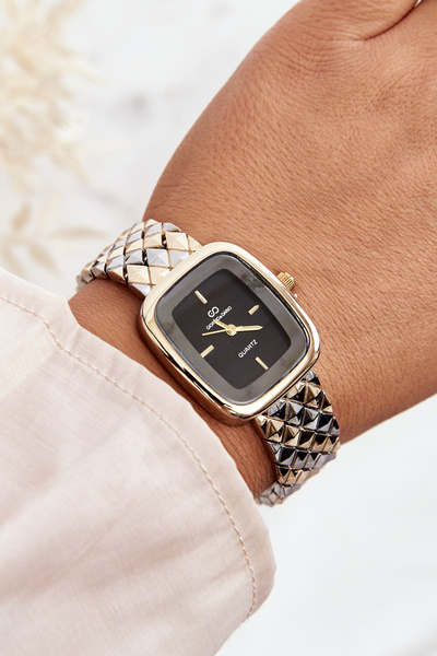 Montre Tendance en Acier Giorgio&Dario Or-Argent