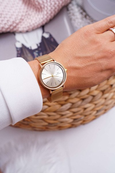 Women's Watch Giorgio & Dario Mesh Gold Oreno