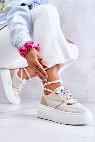 Adidaje pentru încălțăminte sport pentru femei Beige Manila
