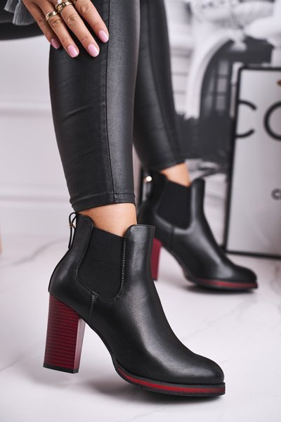 Cizme pentru femei pe High Heel Sergio Leone Black BT538