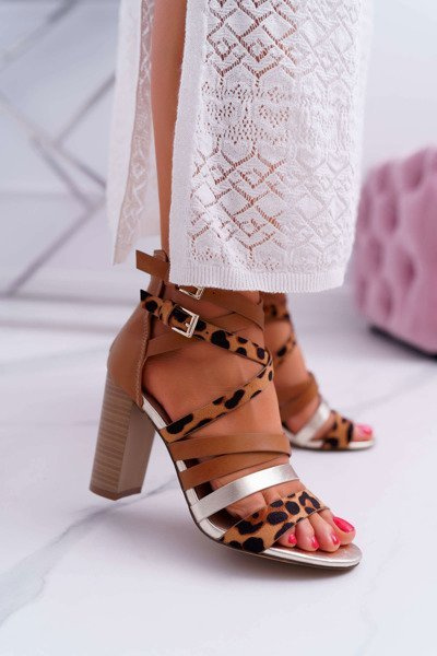 Sandale elegante de stiletto pentru femei cu bretele villey